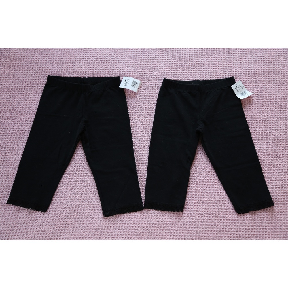 Bundle: Girls capri lacy leggings (2)